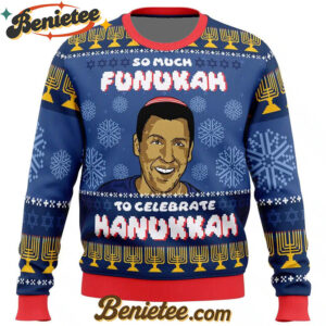 So Much Funukah Adam Sandler Ugly Christmas Sweater