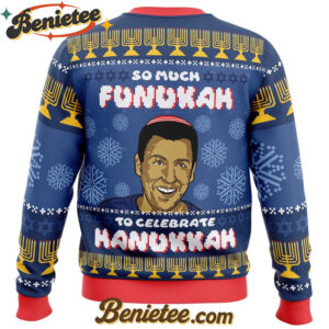 So Much Funukah Adam Sandler Ugly Christmas Sweater