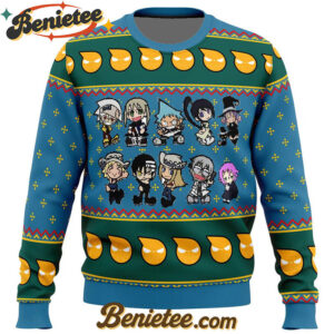 Soul Eater Chibi Ugly Christmas Sweater