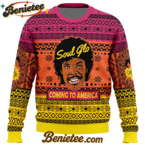 Soul Glo Coming to America Ugly Christmas Sweater