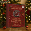 South Carolina Gamecocks 133rd Anniversary Advent Calendar, Christmas Countdown Advent Calendar Gift Box with 24 Acrylic Ornaments