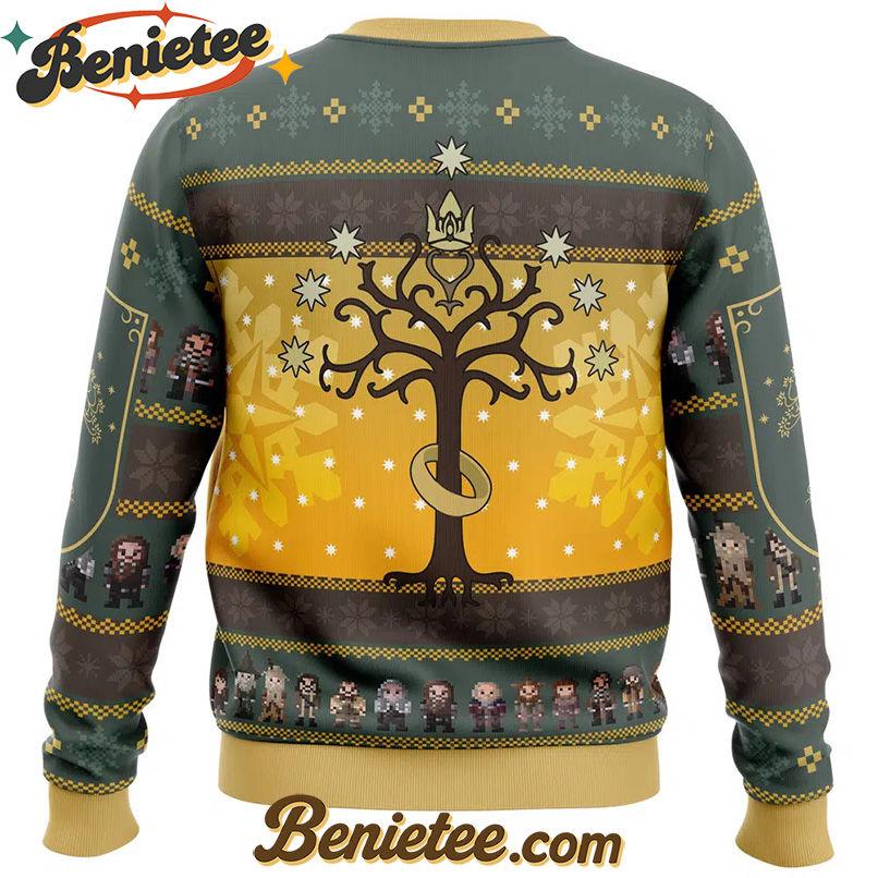 Spend Christmas in Fellowship The Lord of the Rings Ugly Christmas Sweater