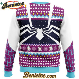 Spider Gwen Spider Verse Spiderman Marvel Ugly Christmas Sweater