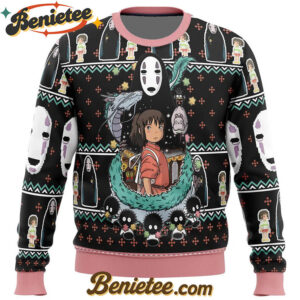 Spirited Away Ugly Christmas Sweater