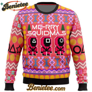 Squid Game Squidmas Ugly Christmas Sweater