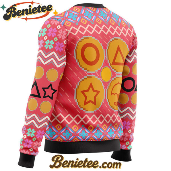Squid Game Squidmas Ugly Christmas Sweater