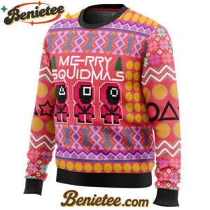 Squid Game Squidmas Ugly Christmas Sweater