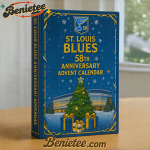St Louis Blues Advent Calendar, Christmas Countdown Advent Calendar Gift Box with 24 Acrylic Ornaments