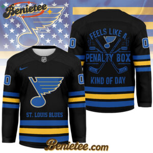 St. Louis Blues - Premium NHL Feels Like a Penalty Day Long Jersey