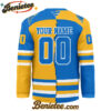 St. Louis Blues - Premium NHL Personalized Split Color Hockey Jersey