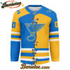 St. Louis Blues - Premium NHL Personalized Split Color Hockey Jersey