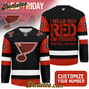 St. Louis Blues - Premium NHL Red Friday Hockey Jersey