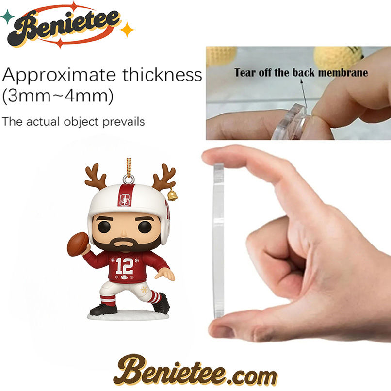 Stanford Cardinal 133rd Anniversary Advent Calendar 2025, Christmas Countdown Advent Calendar Gift Box with 24 Acrylic Ornaments