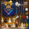 Star Wars Advent Calendar 2025, Christmas Countdown Advent Calendar Gift Box with 24 Acrylic Ornaments