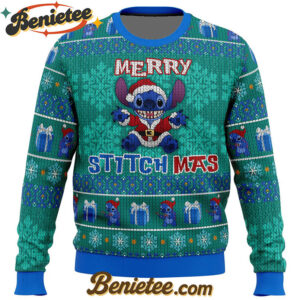 Stitch Merry Stitchmas Ugly Christmas Sweater