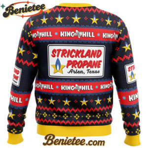 Strickland Propane Arlen Texas King of The Hill Ugly Christmas Sweater