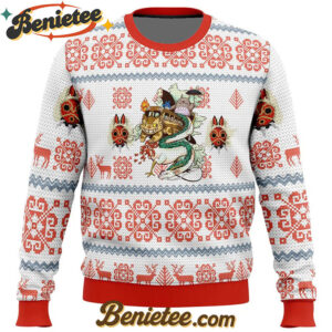 Studio Ghibli Light Ugly Christmas Sweater