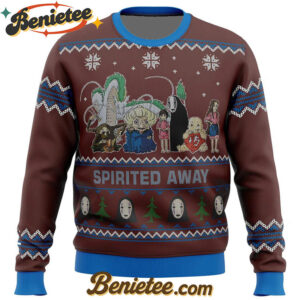 Studio Ghibli Spirited Away alt Ugly Christmas Sweater