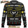 Study Hard Shoot Well Assassination Classroom Ugly Christmas Sweater