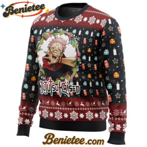 Sukuna Christmas Jujutsu Kaisen Ugly Christmas Sweater