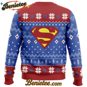 Super Heroes Superman Christmas Ugly Christmas Sweater