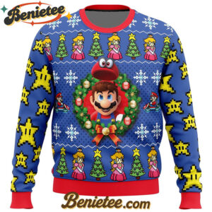 Super Mario Odyssey Ugly Christmas Sweater