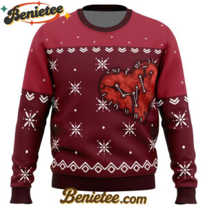 Susie The Legion Cozy Holidays Dead by Daylight Ugly Christmas Sweater