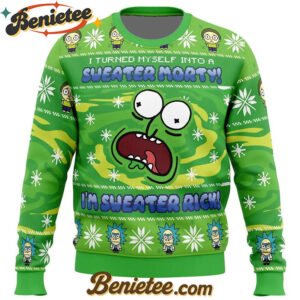 Sweater Rick Rick and Morty Ugly Christmas Sweater
