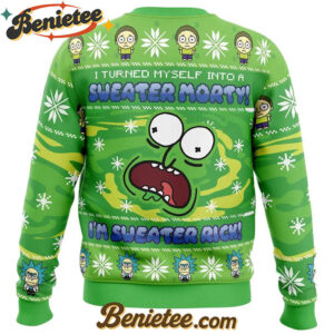 Sweater Rick Rick and Morty Ugly Christmas Sweater
