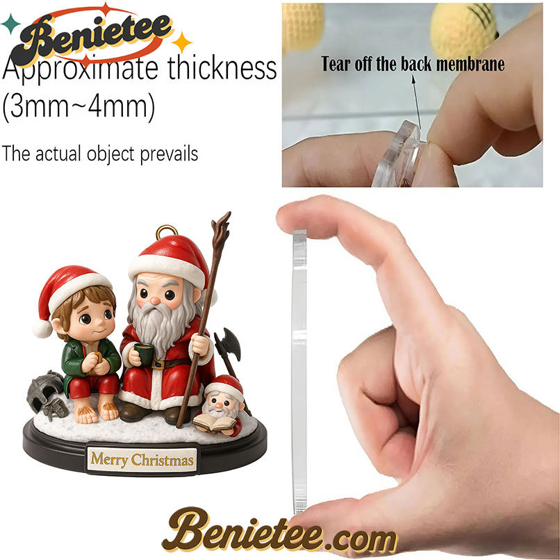 THBT Premium Advent Calendar 2025 CHRISTMAS GIFT, CHRISTMAS IDEA, Christmas Countdown Advent Calendar Gift Box with 24 Acrylic Ornaments