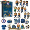 TOP Chelsea Advent Calendar 2025, Christmas Countdown Advent Calendar Gift Box with 24 Acrylic Ornaments