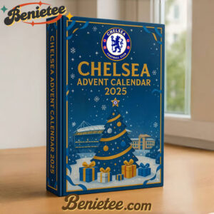 TOP Chelsea Advent Calendar 2025, Christmas Countdown Advent Calendar Gift Box with 24 Acrylic Ornaments