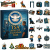 TSA Advent Calendar 2025, Christmas Countdown Advent Calendar Gift Box with 24 Acrylic Ornaments