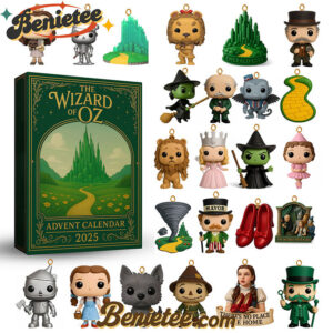 TWOZ Advent Calendar 2025 CHRISTMAS GIFT, CHRISTMAS IDEA, Christmas Countdown Advent Calendar Gift Box with 24 Acrylic Ornaments