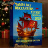 Tampa Bay Buccaneers Advent Calendar 2025, Christmas Countdown Advent Calendar Gift Box with 24 Acrylic Ornaments
