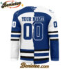 Tampa Bay Lightning - Premium NHL Personalized Split Color Hockey Jersey