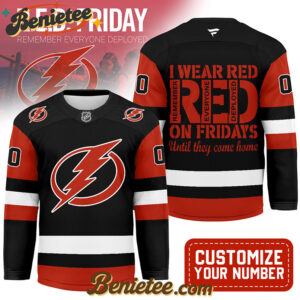 Tampa Bay Lightning - Premium NHL Red Friday Hockey Jersey