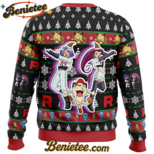 Team Rocket Pokemon Ugly Christmas Sweater