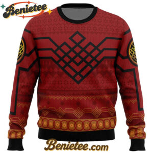 Ten Golden Rings Shang-Chi Marvel Ugly Christmas Sweater