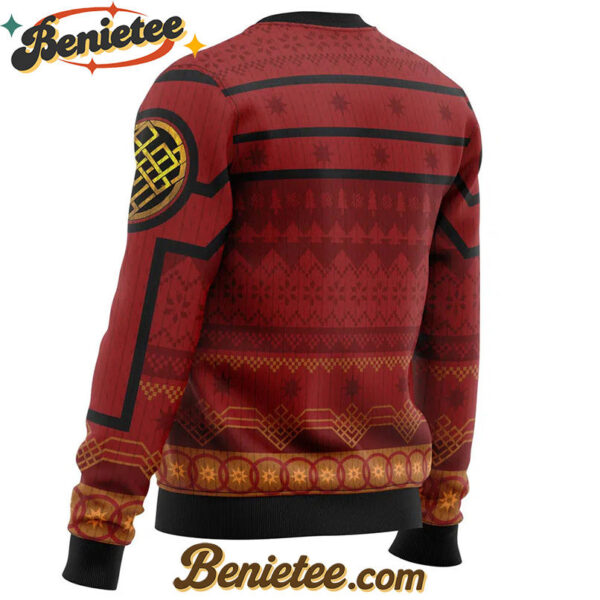 Ten Golden Rings Shang-Chi Marvel Ugly Christmas Sweater