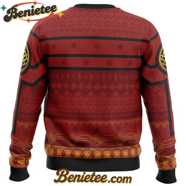 Ten Golden Rings Shang-Chi Marvel Ugly Christmas Sweater