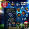 Tennessee Titans Advent Calendar 2025 66TH ANNIVERSARY Christmas Gift, Christmas Idea, Christmas Countdown Advent Calendar Gift Box with 24 Acrylic Ornaments