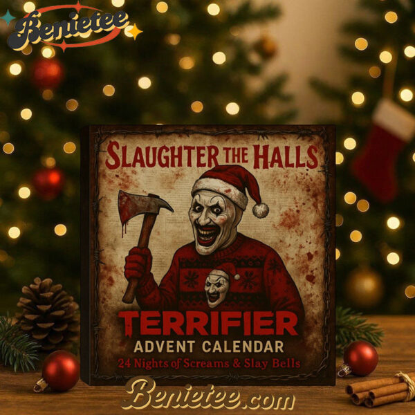 Terrifier Advent Calendar, Christmas Countdown Advent Calendar Gift Box with 24 Acrylic Ornaments