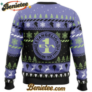 Test Type Eva-01 Eva Ugly Christmas Sweater