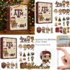 Texas A M Aggies Anniversary Advent Calendar 2025, Christmas Countdown Advent Calendar Gift Box with 24 Acrylic Ornaments