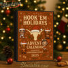 Texas Longhorns 2025 Advent Calendar, Christmas Countdown Advent Calendar Gift Box with 24 Acrylic Ornaments