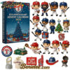 Texas Rangers Advent Calendar 2025 65TH ANNIVERSARY Christmas Gift, Christmas Idea, Christmas Countdown Advent Calendar Gift Box with 24 Acrylic Ornaments