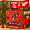 Texas Tech Red Raiders Limited Edition 2025 Advent Calendar, Christmas Countdown Advent Calendar Gift Box with 24 Acrylic Ornaments
