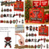 Texas Tech Red Raiders Limited Edition 2025 Advent Calendar, Christmas Countdown Advent Calendar Gift Box with 24 Acrylic Ornaments