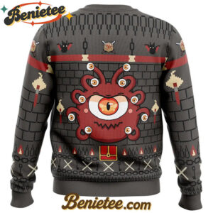 The Beholder Dungeons and Dragons Ugly Christmas Sweater